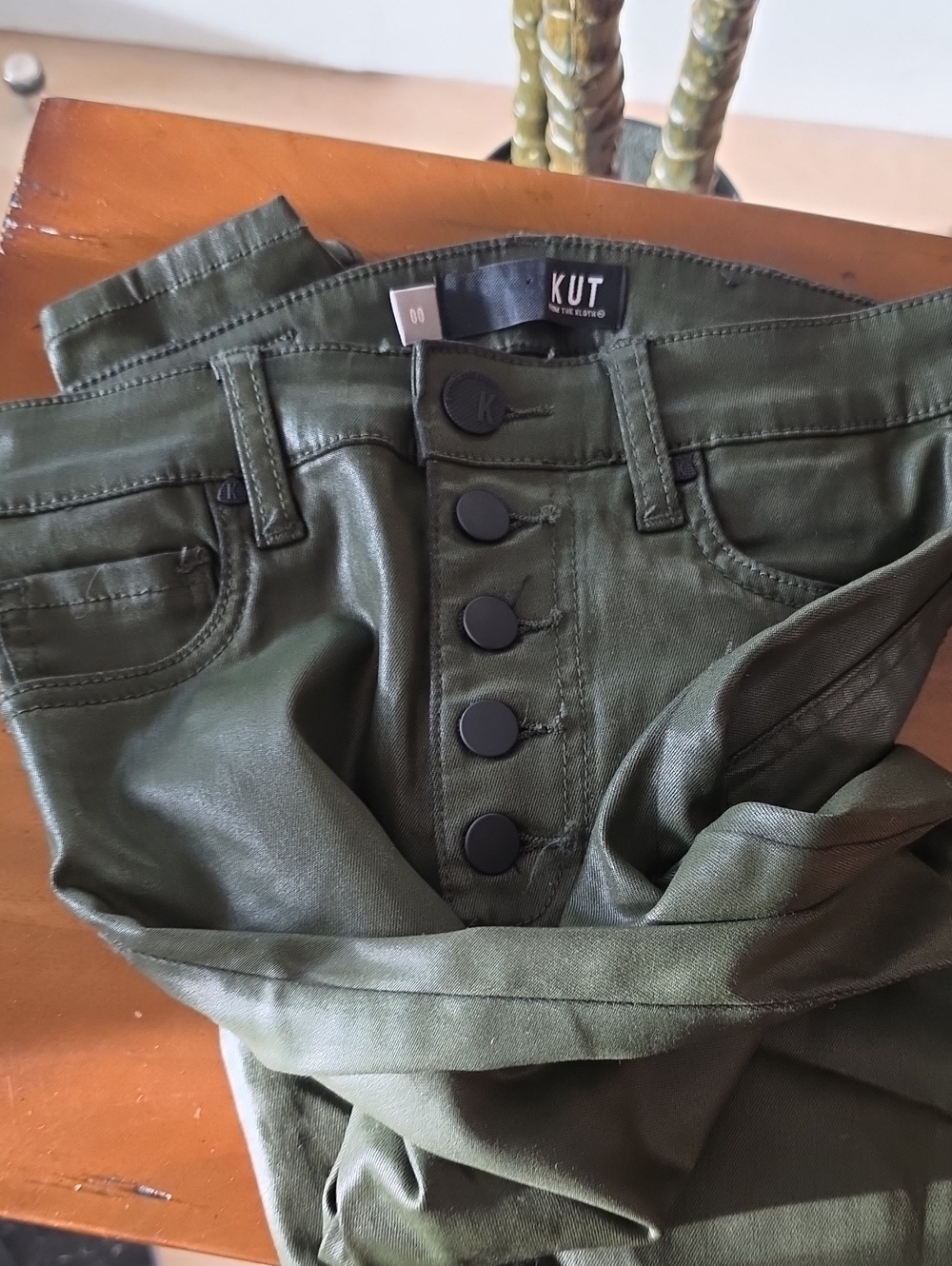 KUT from the Kloth Mia High Waist Coated Skinny Jeans Mia Coated Skinny Jeans